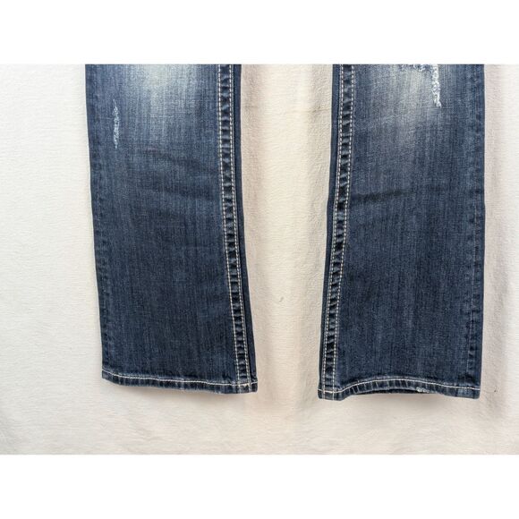 Miss Me Signature Boot Jeans JE8228BL Women's Size 28 - Picture 10 of 13